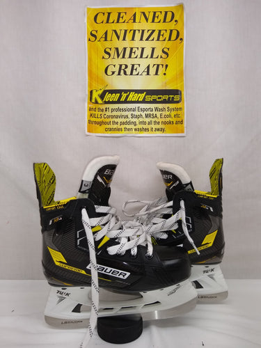 Used Bauer Supreme M4 Size 3 D Ice Hockey Skates