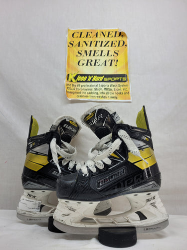 Used Bauer 3S Size 1 D Ice Hockey Skates