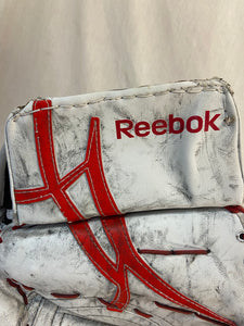 Used Reebok Revoke 9000 Reg (Lt Hand) Sz Sr White/Red Ice Hockey Goalie Catcher