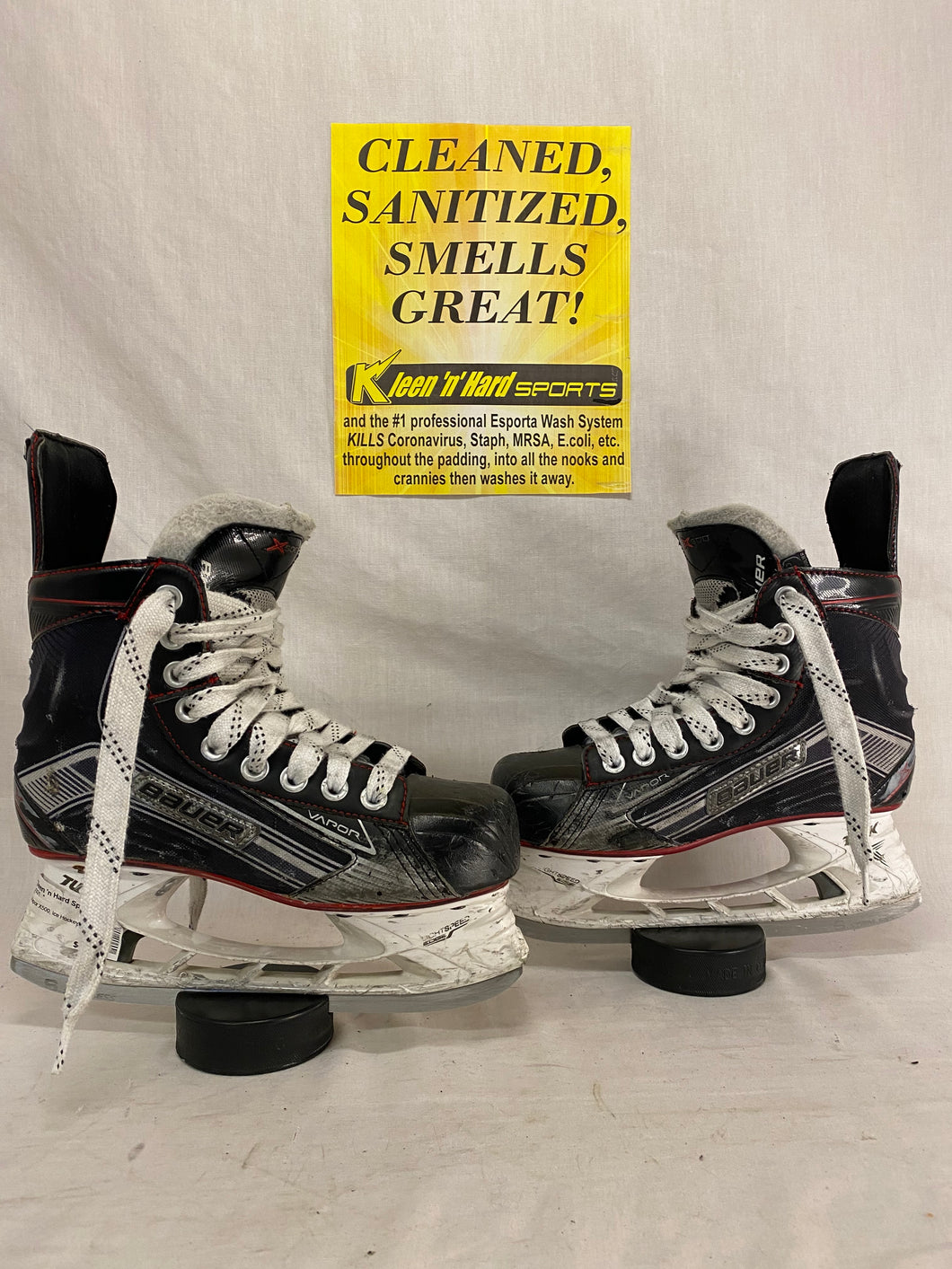 Used Bauer Vapor X500 Size 3 D Ice Hockey Skates