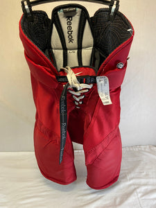 Used Reebok 7K Size Jr L Reg Red Ice Hockey Pants