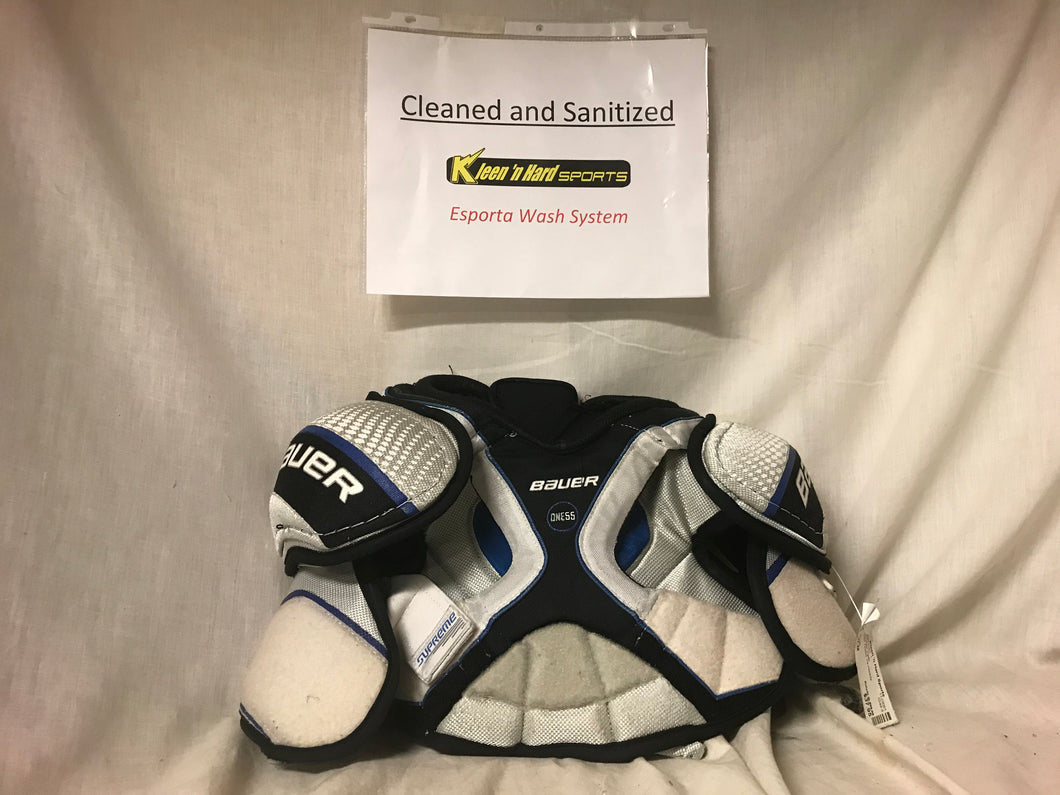 Used Bauer One55 Size Jr M Ice Hockey Shoulder Pads