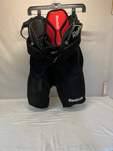 Used Reebok 18K Size Jr L Reg Black Ice Hockey Pants