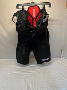 Used Reebok 18K Size Jr L Reg Black Ice Hockey Pants