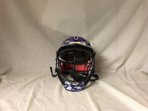 Used Cascade CPX Size Sr Black-Purple Lacrosse Helmet