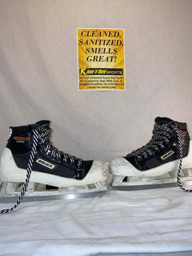 Used Bauer Supreme 3000 Size 4.5 D Ice Hockey Goalie Skates