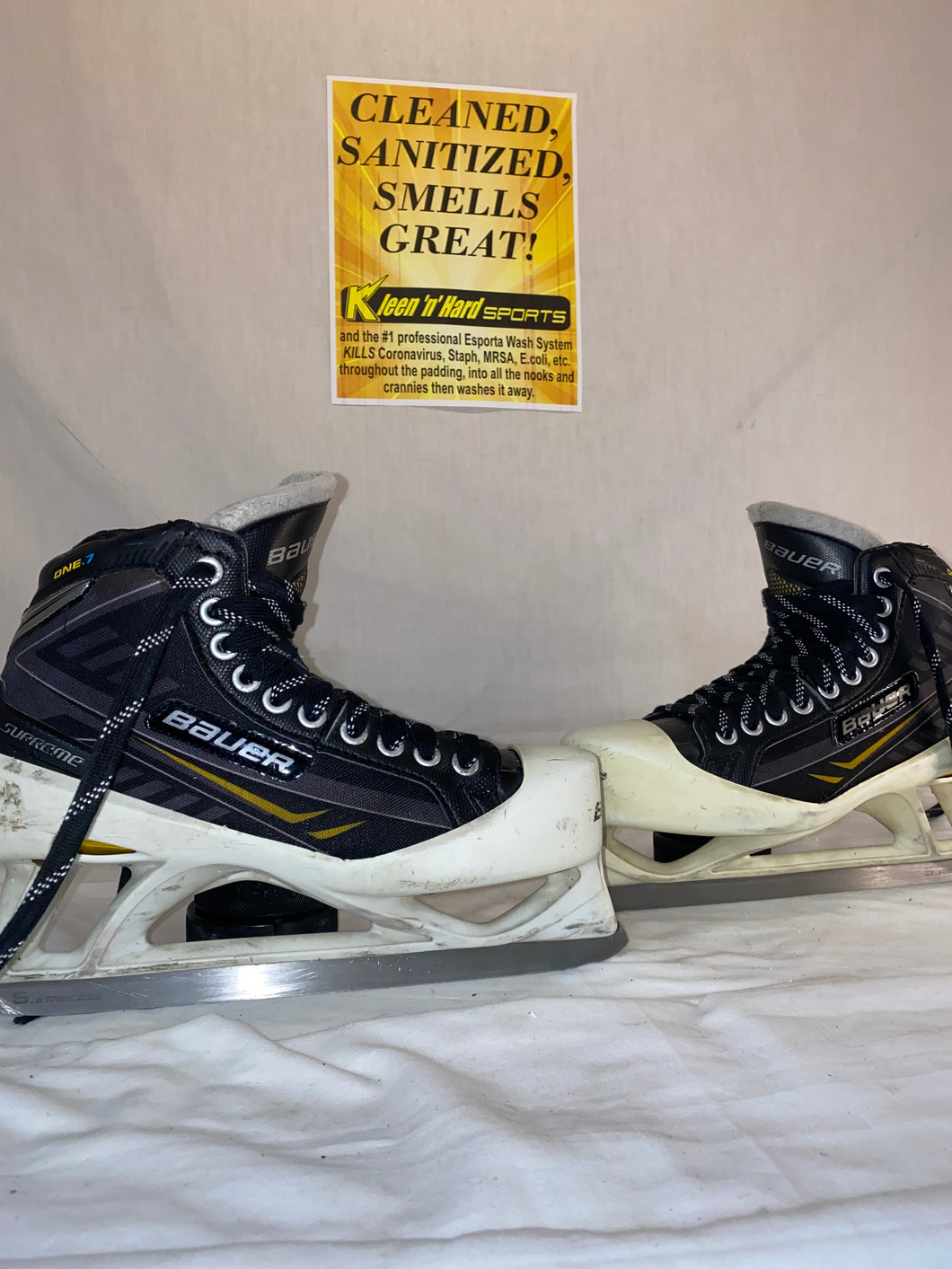 Used Bauer Supreme One.7 Size 7 D Ice Hockey Goalie Skates