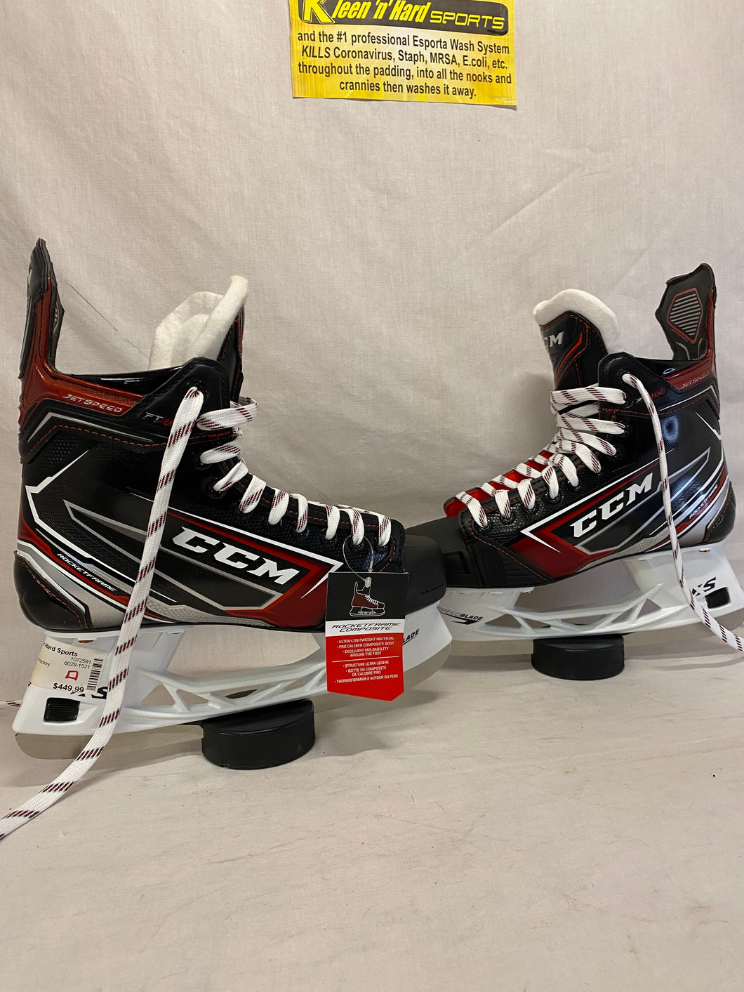 New CCM JetSpeed FT480 Ice Hockey Size 7 D Skates