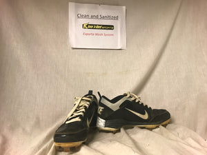 Used Nike Black-White Size 7.5 Air Show Elite Baseball Cleats